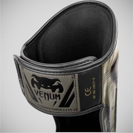 Khaki/Camo Venum Elite Shin Guards