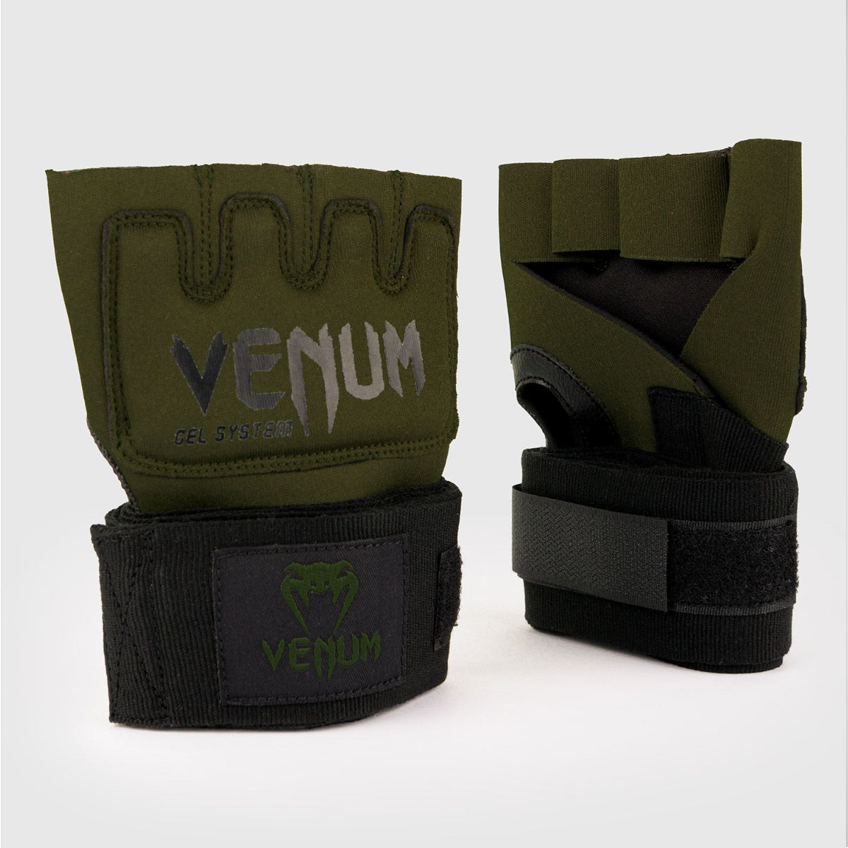 Venum Kontact Gel Glove Wraps Khaki/Black