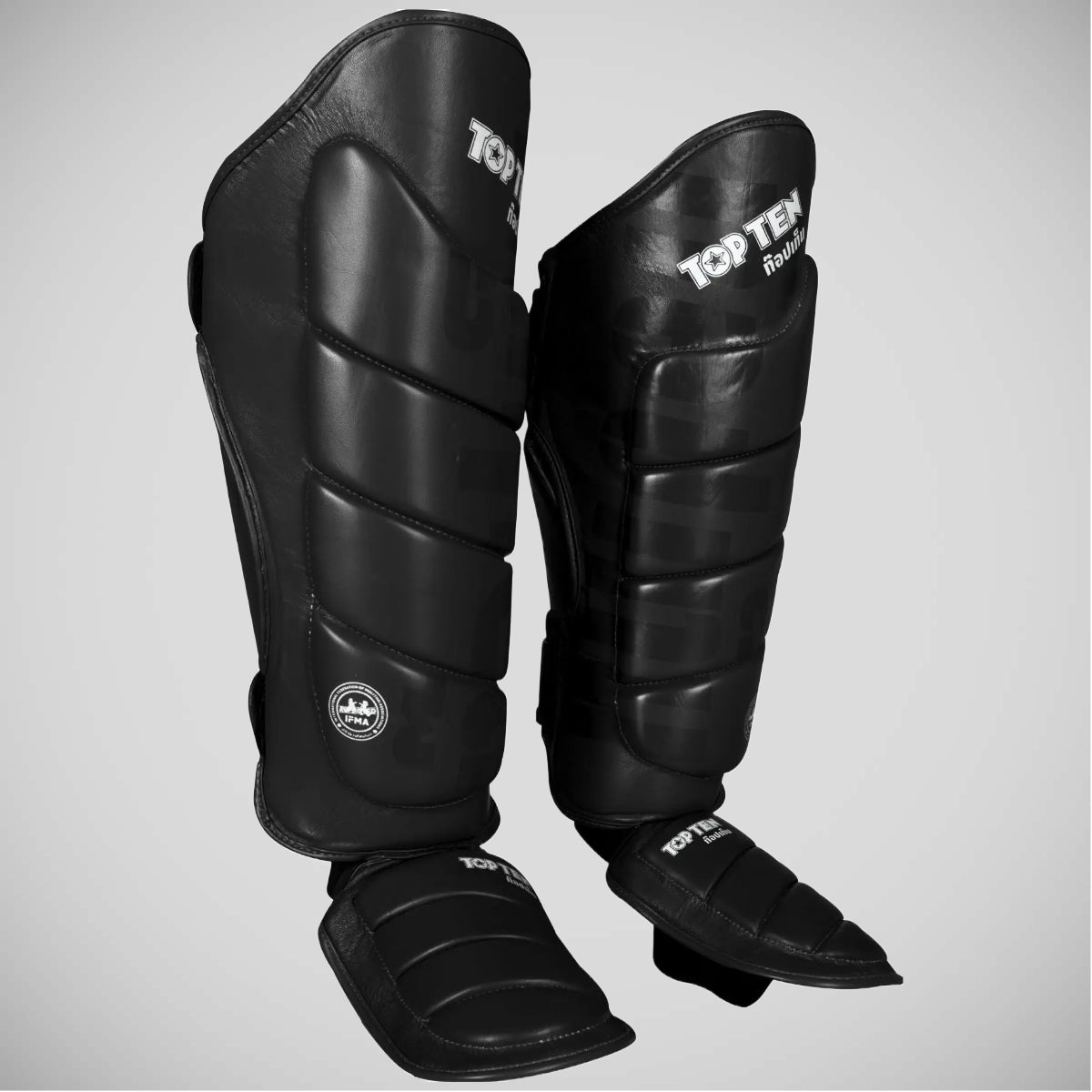 Black Top Ten Theep IFMA Shin/Instep Guards