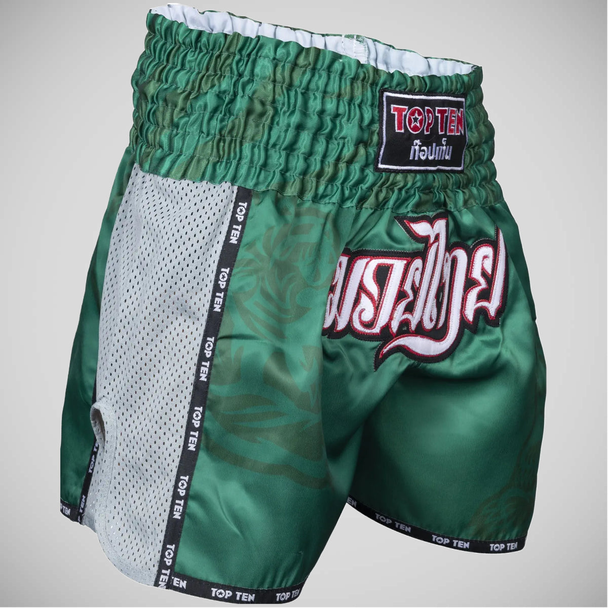 Green Top Ten Patchara Muay Thai Shorts