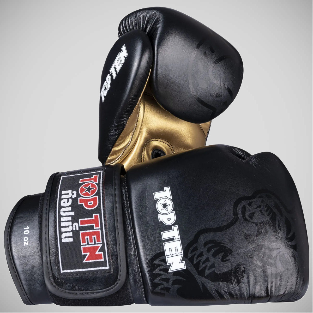 Black Top Ten Ajarn Sparring Gloves