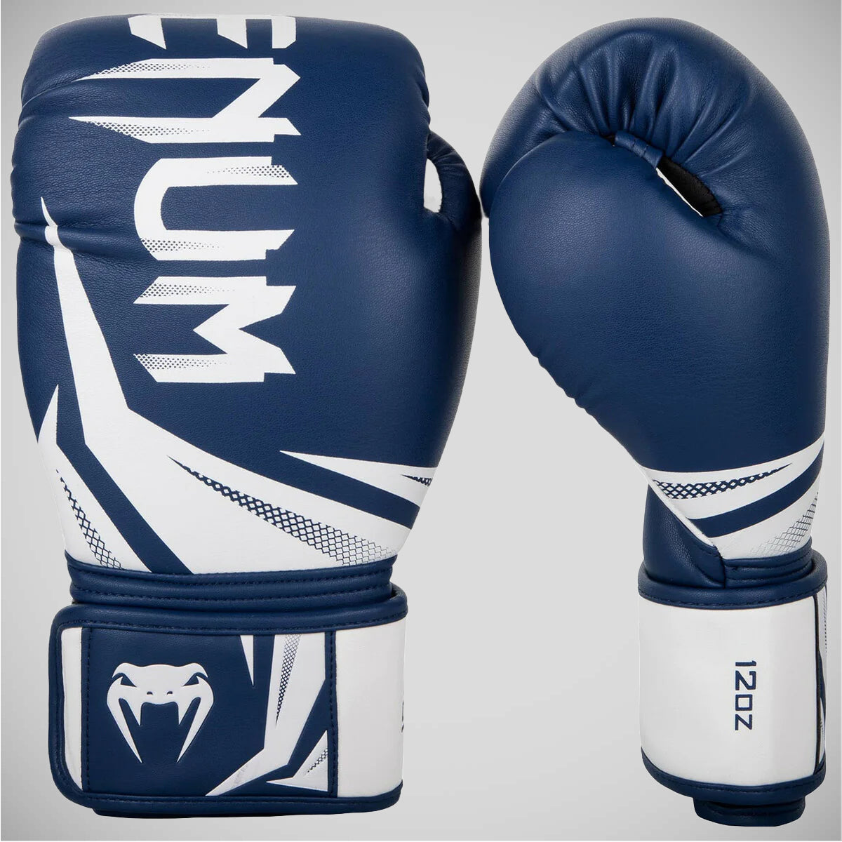 Navy/White Venum Challenger 3.0 Boxing Gloves