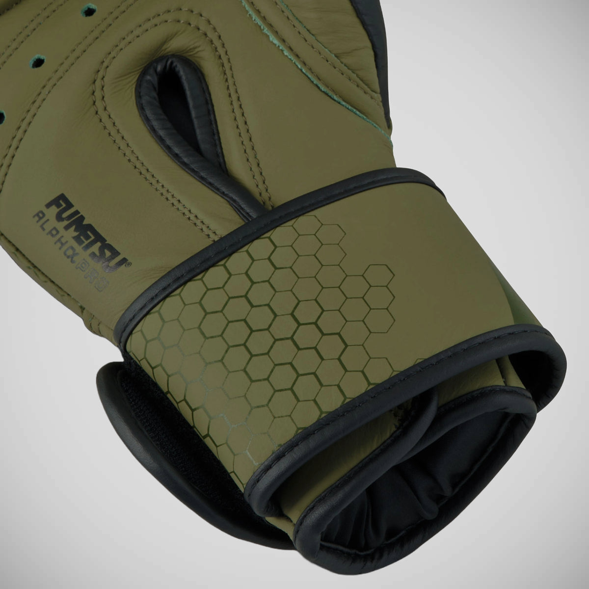 Olive Green/Black Fumetsu Alpha Pro Boxing Gloves