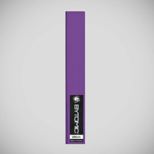 Purple Bytomic Solid Colour Martial Arts Belt