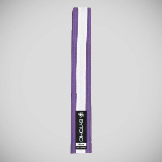 Purple/White Bytomic White Stripe Martial Arts Belt