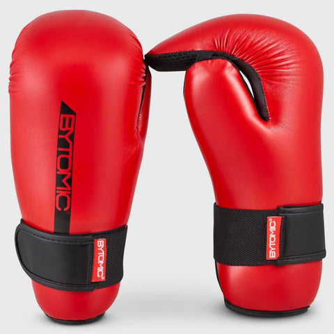Red/Black Bytomic Red Label Pointfighter Gloves