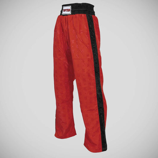Red/Black Top Ten Kids Classic Kickboxing Pants