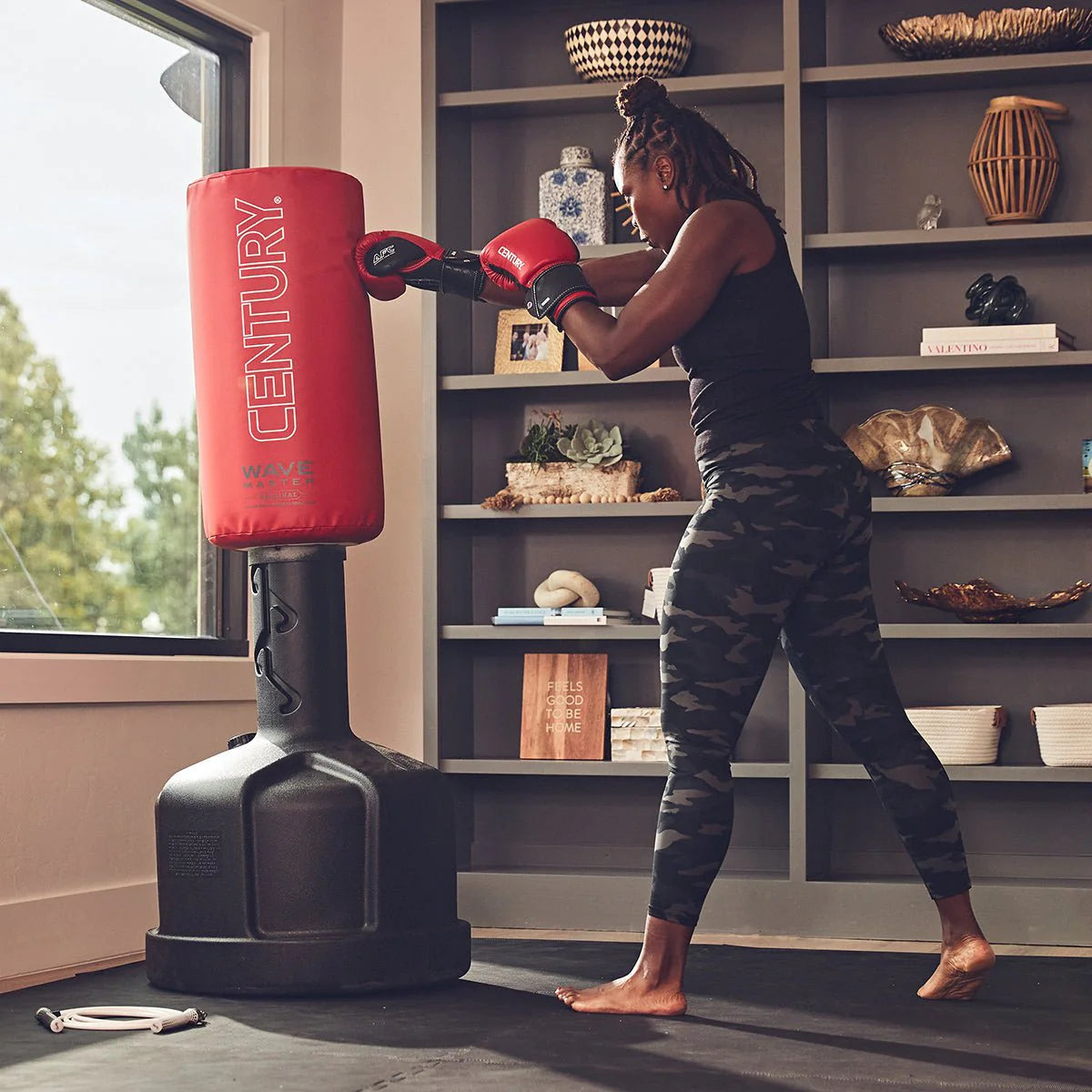 Red Century Original Wavemaster Freestanding Punch Bag from Bytomic