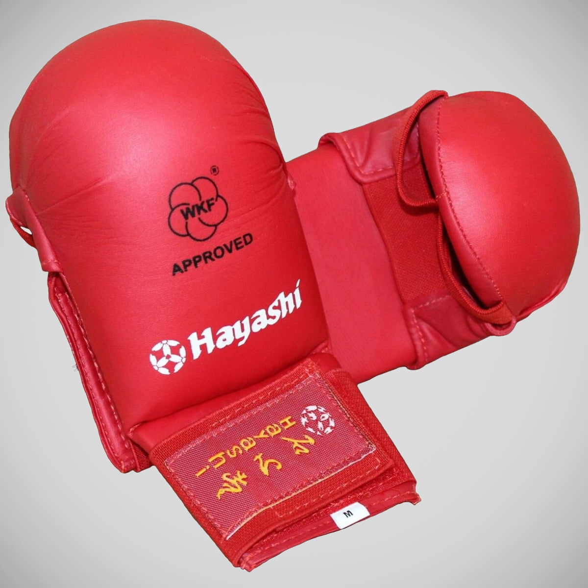 Red Hayashi Tsuki WKF Approved Karate Mitts