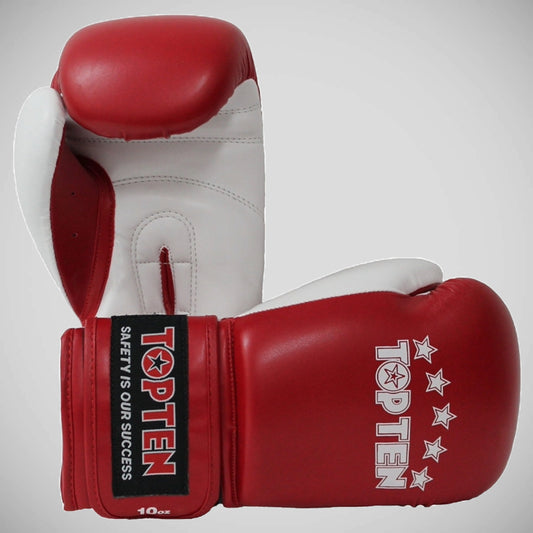 Red Top Ten Boxing Gloves NB II