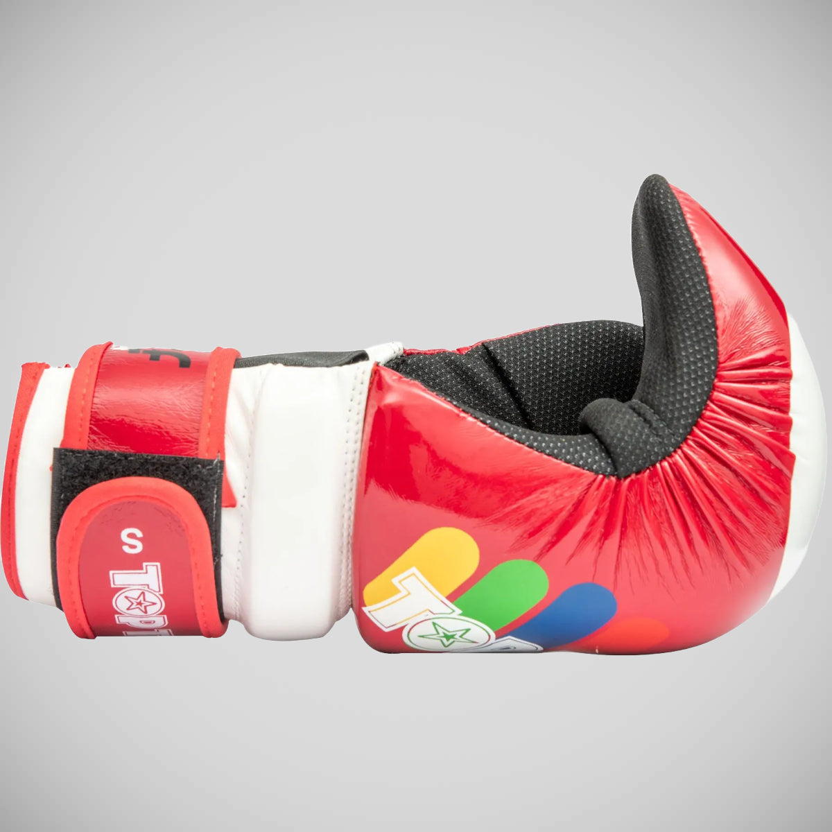 Red Top Ten Glossy Block ITF Pointfighter Glove