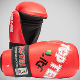 Red Top Ten Open Hand ITF Gloves