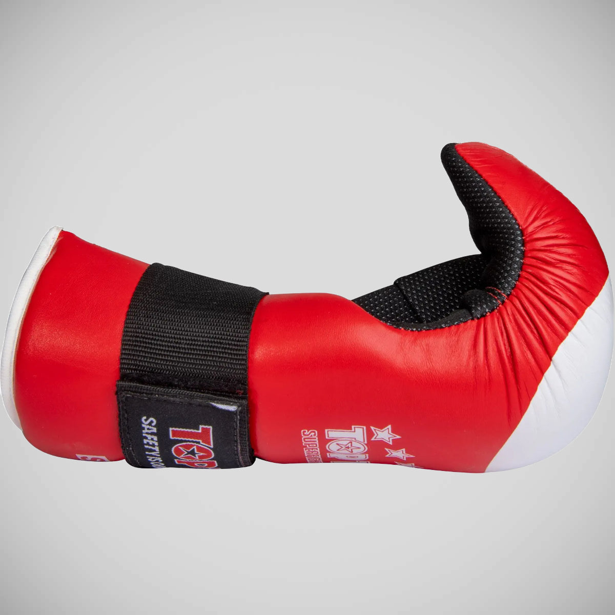 Red Top Ten Open Hand Superfight ITF Gloves