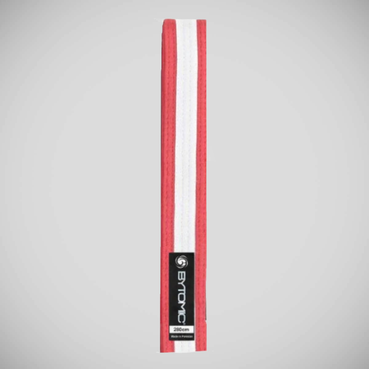 Red/White Bytomic White Stripe Martial Arts Belt