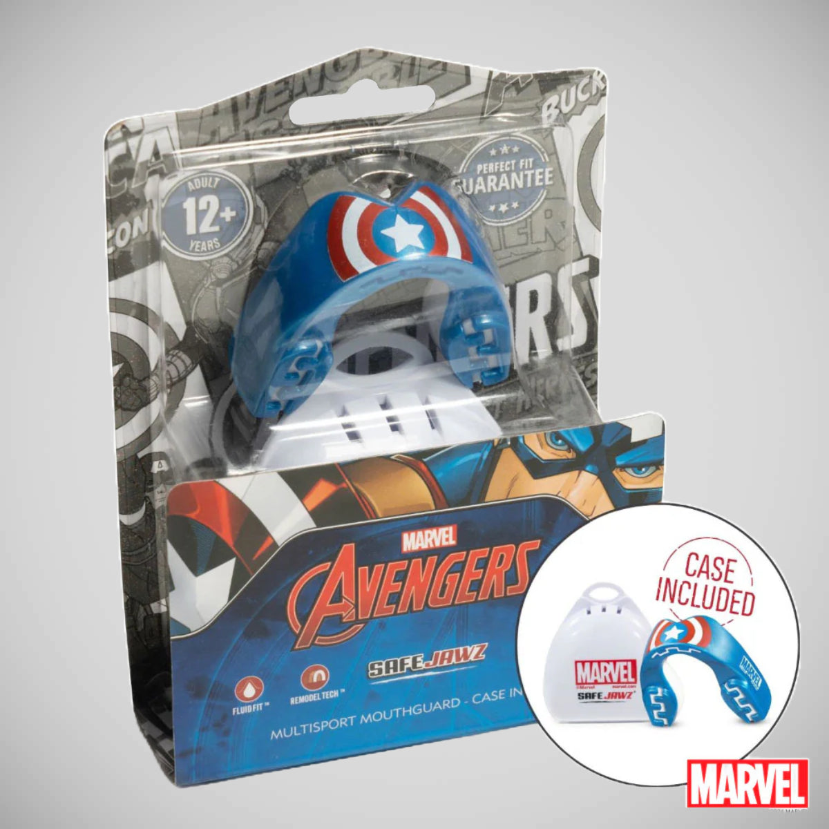 SafeJawz Marvel Captain America Mouth Guard