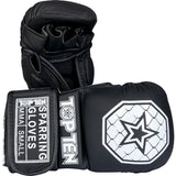 Top Ten Contender MMA Sparring Gloves Black