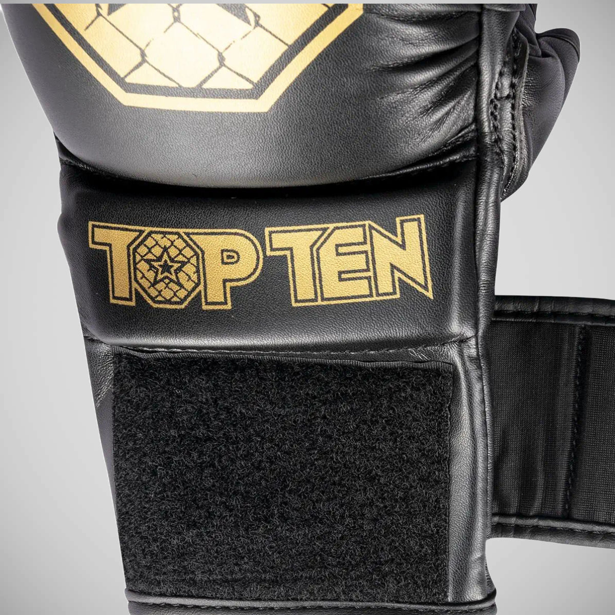 Top Ten Contender MMA Sparring Gloves Black/Gold