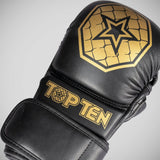 Top Ten Contender MMA Sparring Gloves Black/Gold