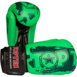 Top Ten Power Ink Boxing Gloves Green