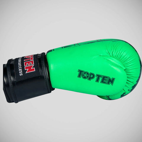Top Ten Power Ink Boxing Gloves Green