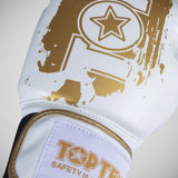 Top Ten Power Ink Golden Star Boxing Gloves White/Gold