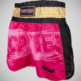 Top Ten Power Ink Kickboxing Shorts Pink/Gold