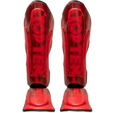 Top Ten Power Ink Shin/Instep Guards Red