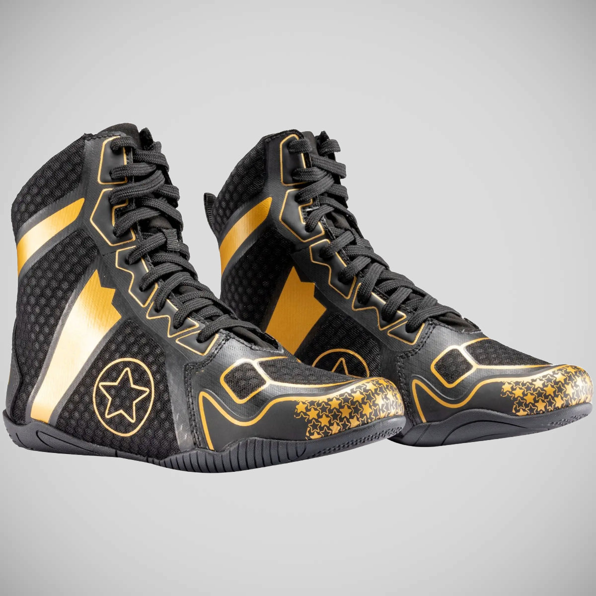 Top Ten Speedmaster Boxing Boots Black Gold from Bytomic Bytomic Martial Arts