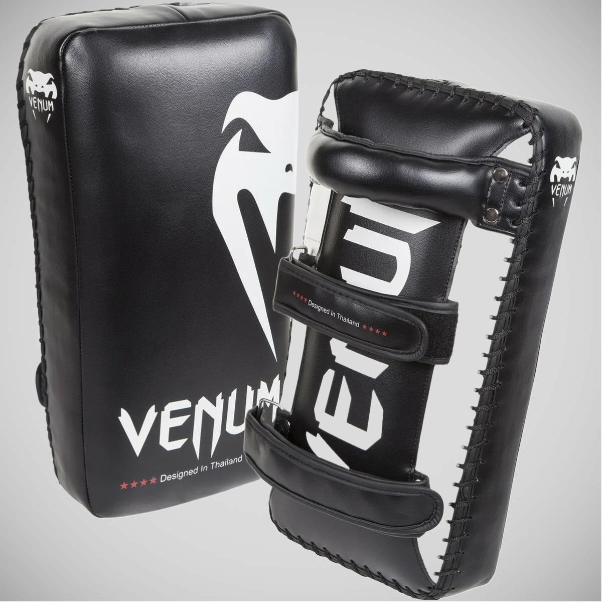 Black/White Venum Giant Thai Kick Pads