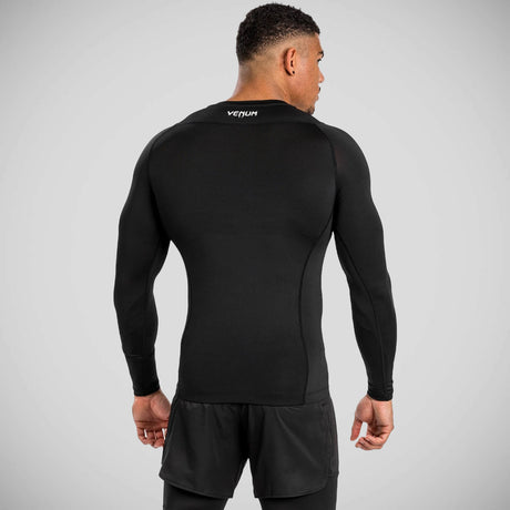 Venum Attack Long Sleeve Rash Guard Black/Grey