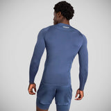 Venum Attack Long Sleeve Rash Guard Navy