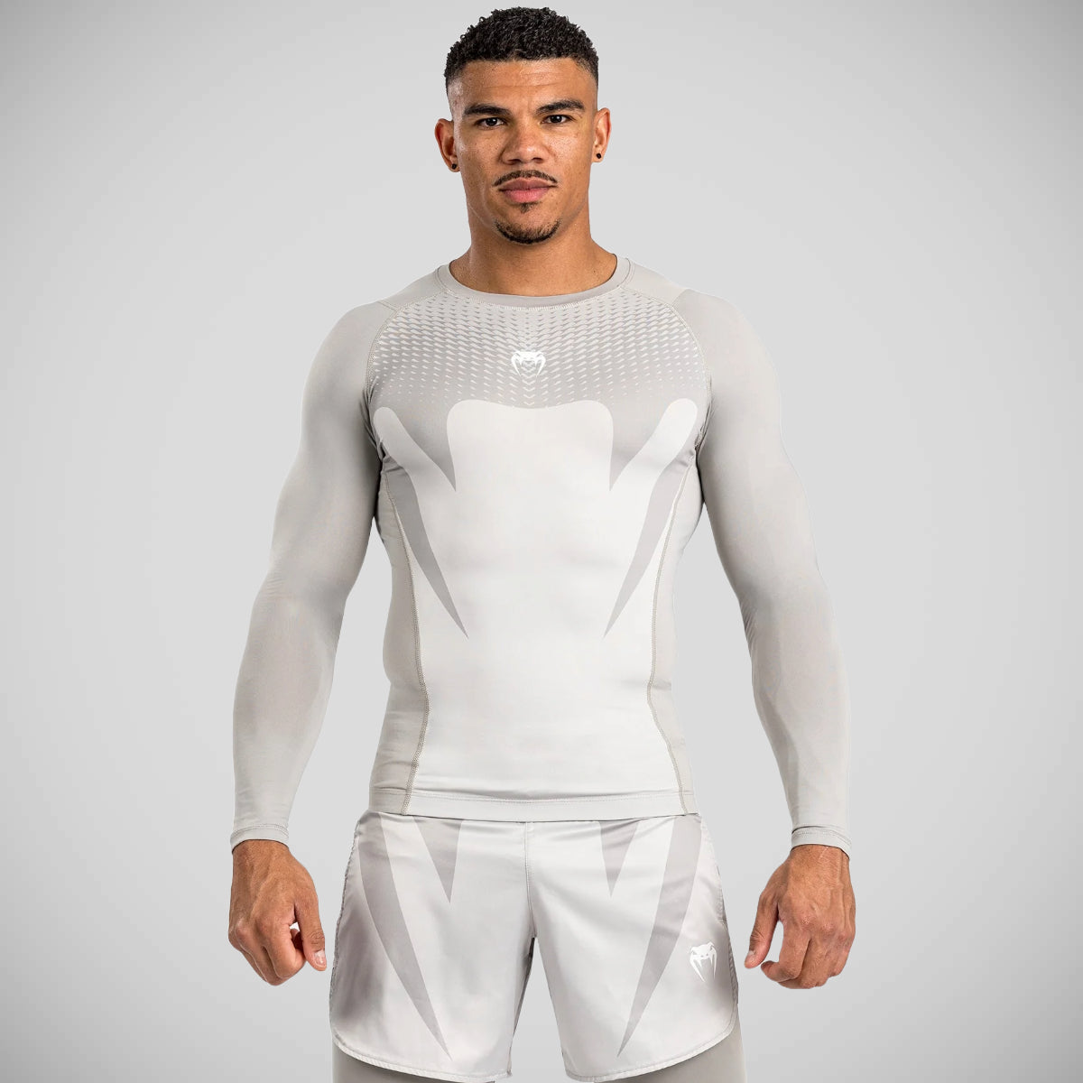 Venum Attack Long Sleeve Rash Guard Sand