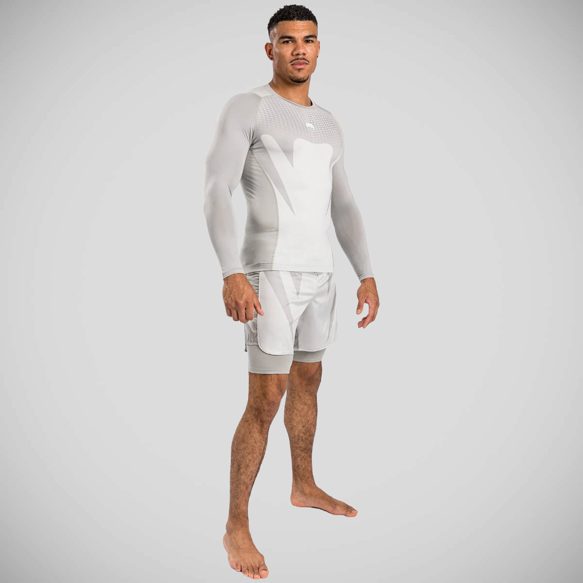 Venum Attack Long Sleeve Rash Guard Sand