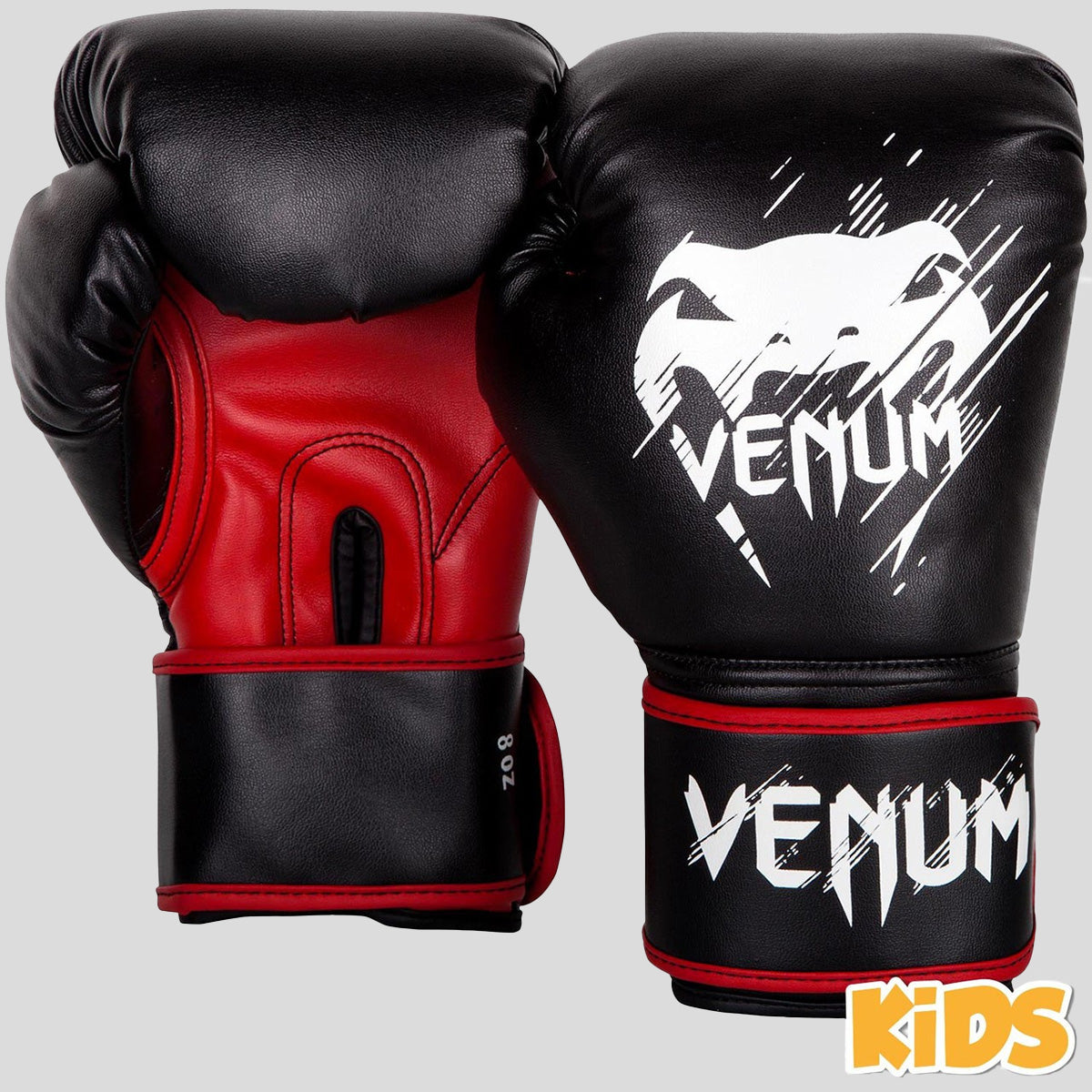 Black Venum Contender Kids Boxing Gloves