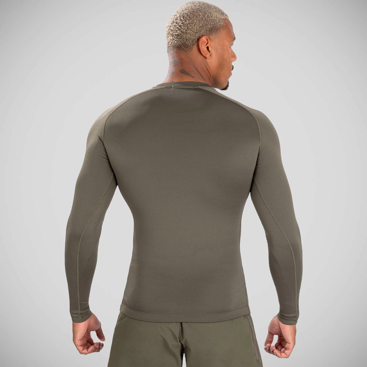 Venum Contender Long Sleeve Rash Guard Khaki