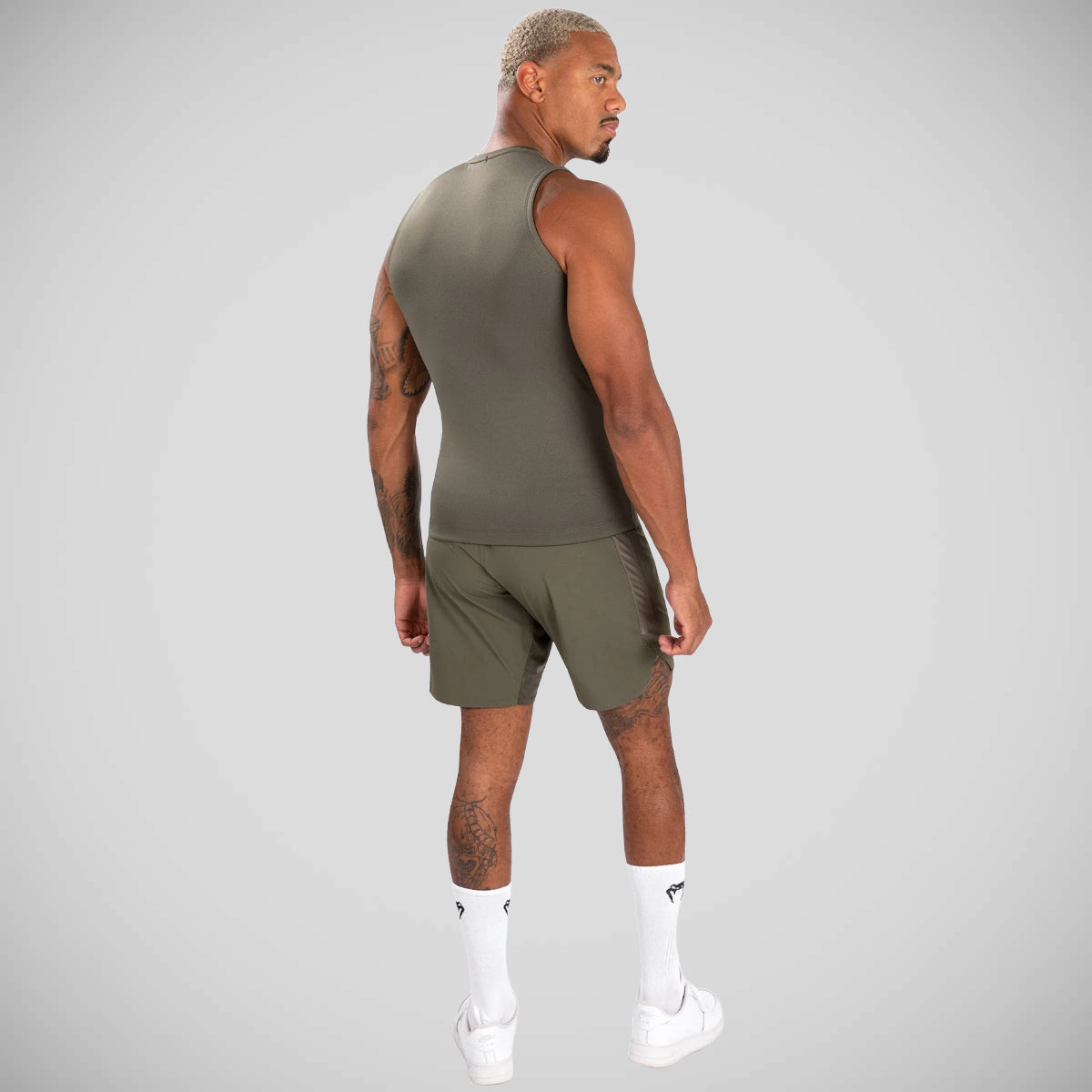 Venum Contender Sleeveless Rash Guard Khaki