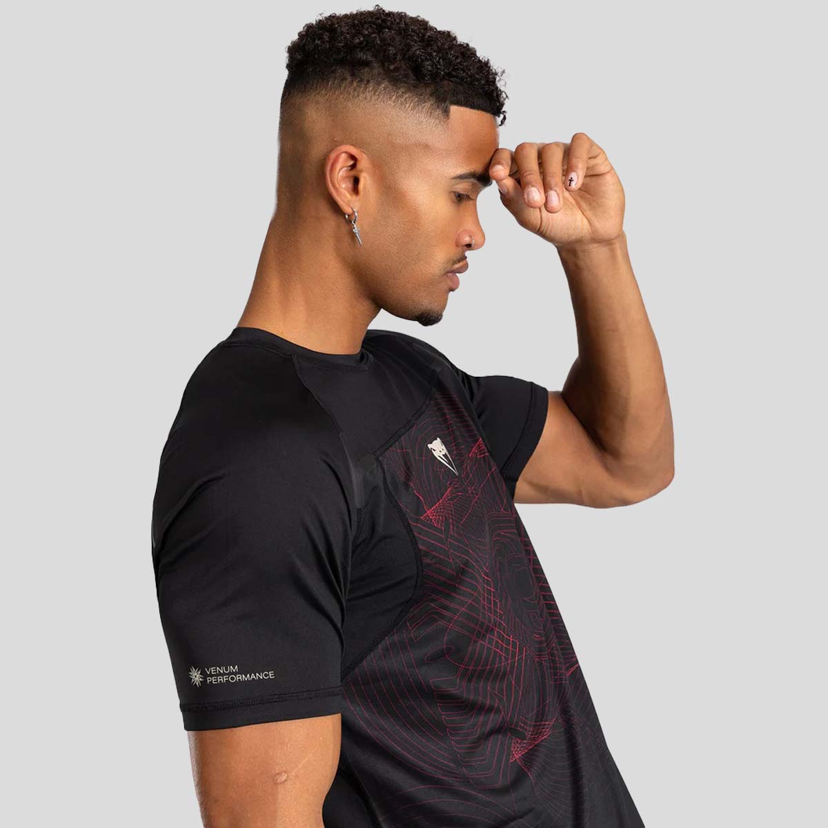 Venum G-Fit Air Dry Tech T-Shirt Black/Red