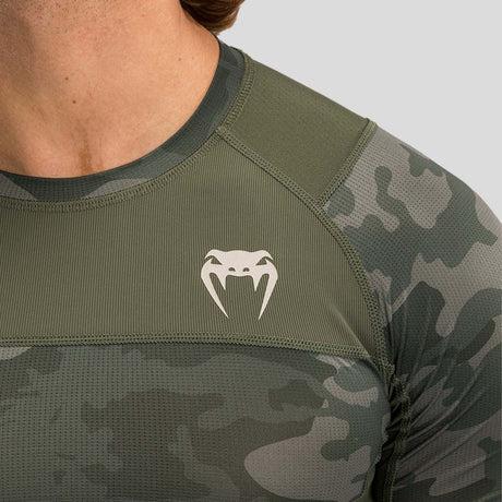 Venum G-Fit Air Short Sleeve Rash Guard Army Camo