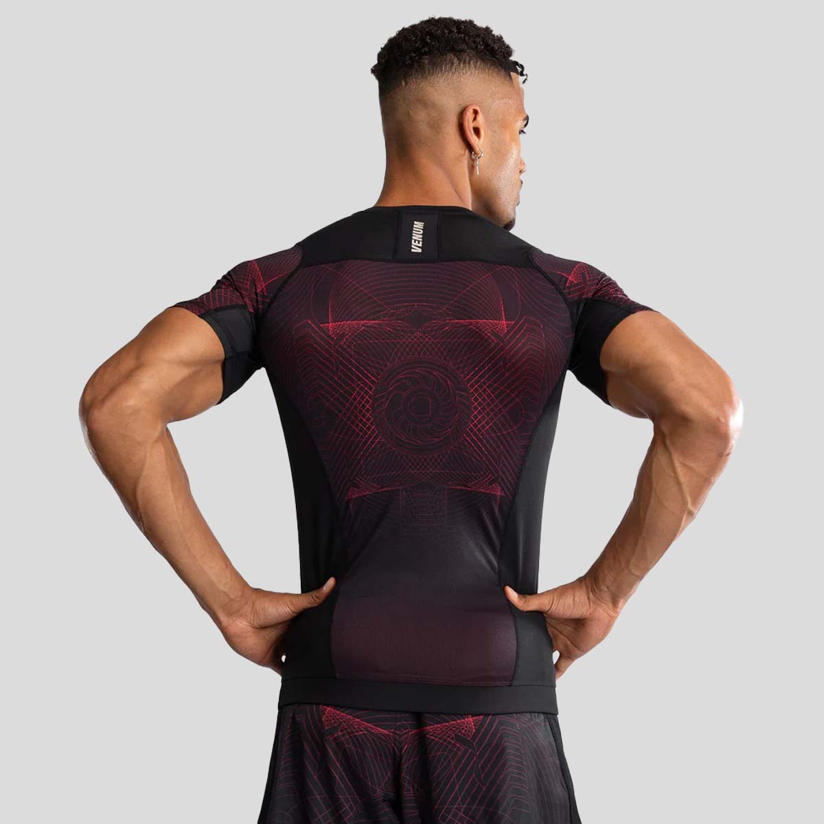 Venum G-Fit Air Short Sleeve Rash Guard Black/Red