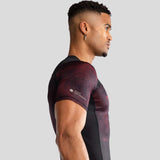 Venum G-Fit Air Short Sleeve Rash Guard Black/Red