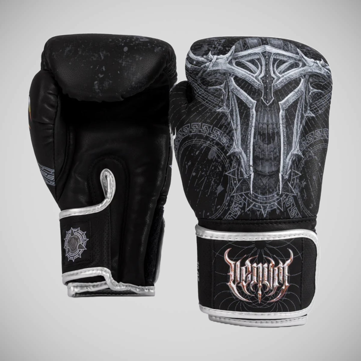 Venum Gladiator 5.0 Boxing Gloves Black/Silver