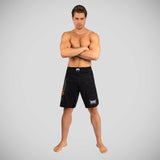 Venum Gladiator 5.0 Fight Shorts Black/Silver