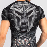 Venum Gladiator 5.0 Short Sleeve Rash Guard Black/Silver