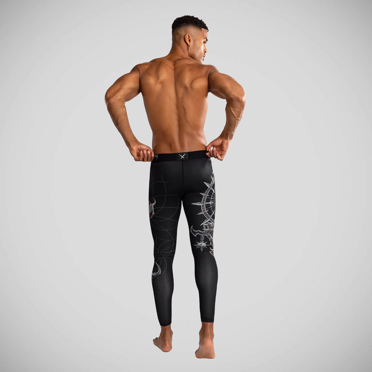 Venum Gladiator 5.0 Spats Black/Silver