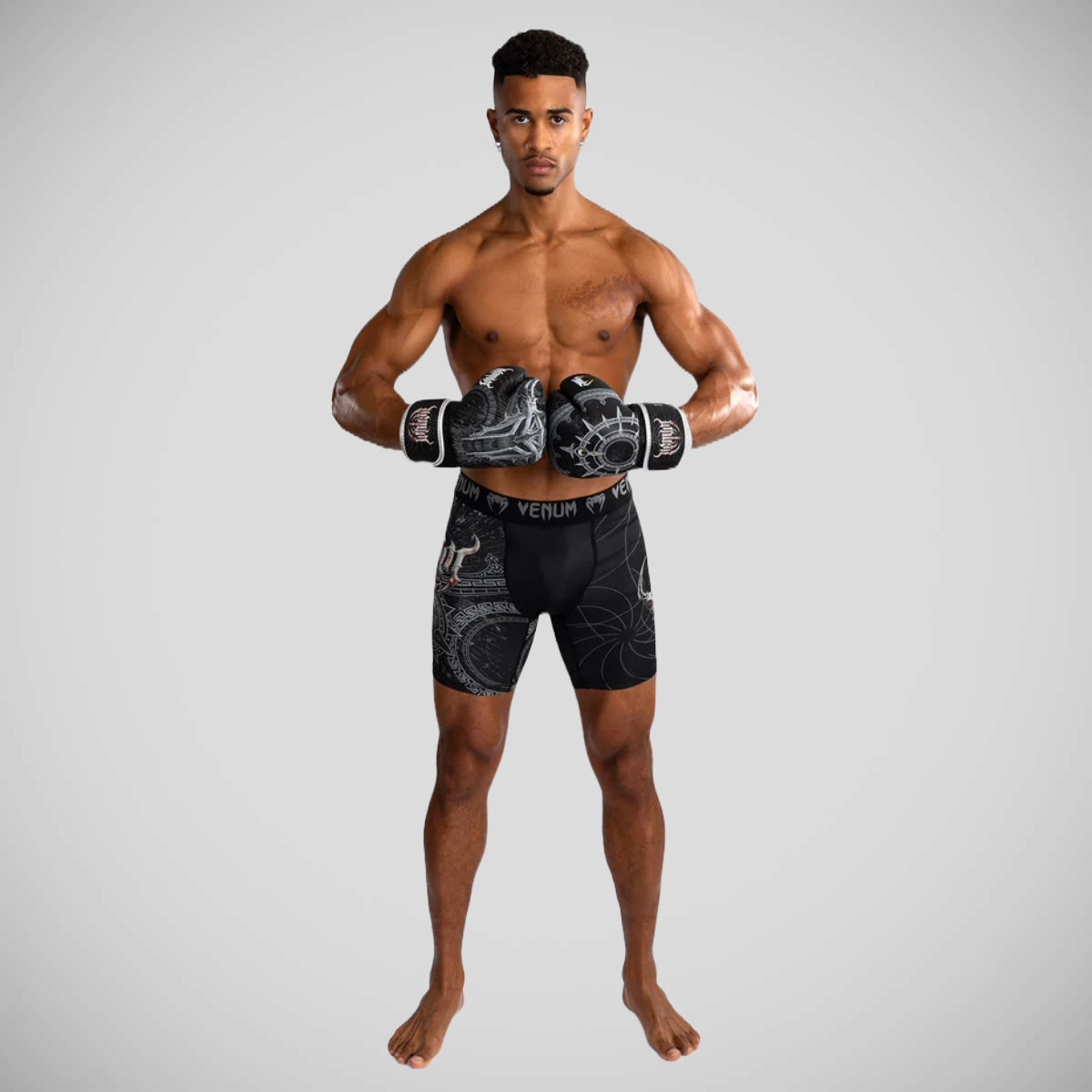 Venum Gladiator 5.0 Vale Tudo Shorts Black/Silver