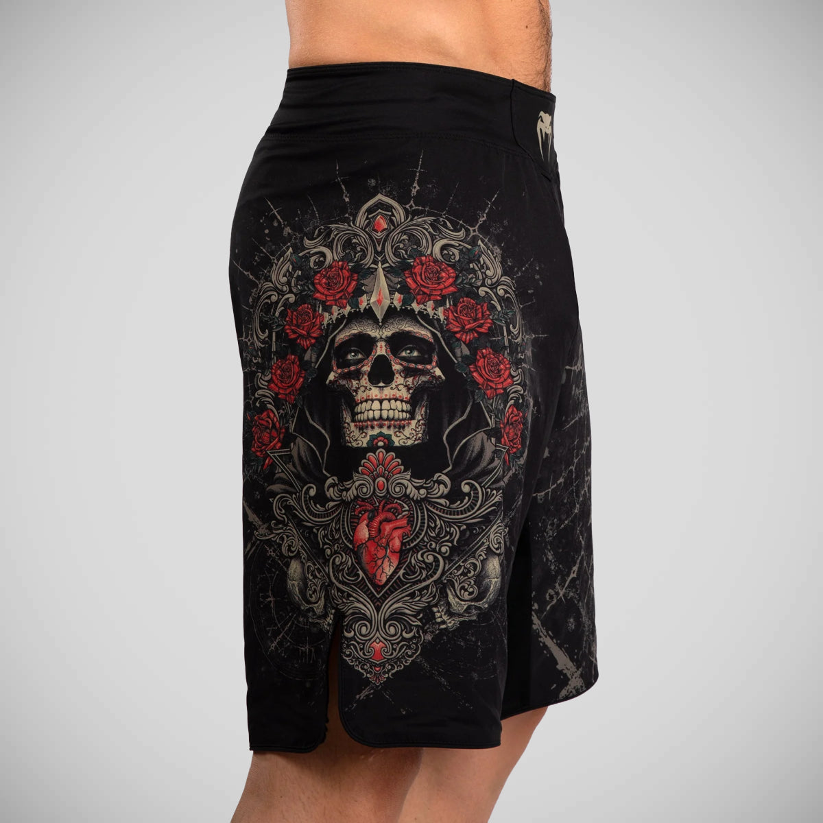 Venum Santa Muerte 5.0 Fight Shorts Black/Gold