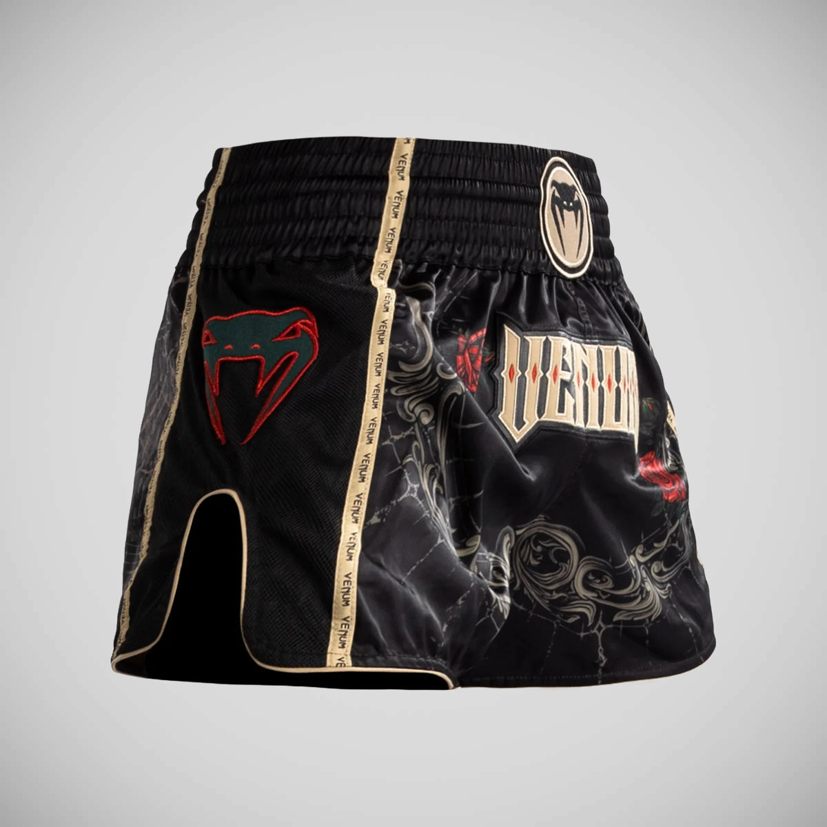 Venum Santa Muerte 5.0 Muay Thai Shorts Black/Gold