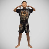 Venum Tiger Kids Fight Shorts Black/Orange