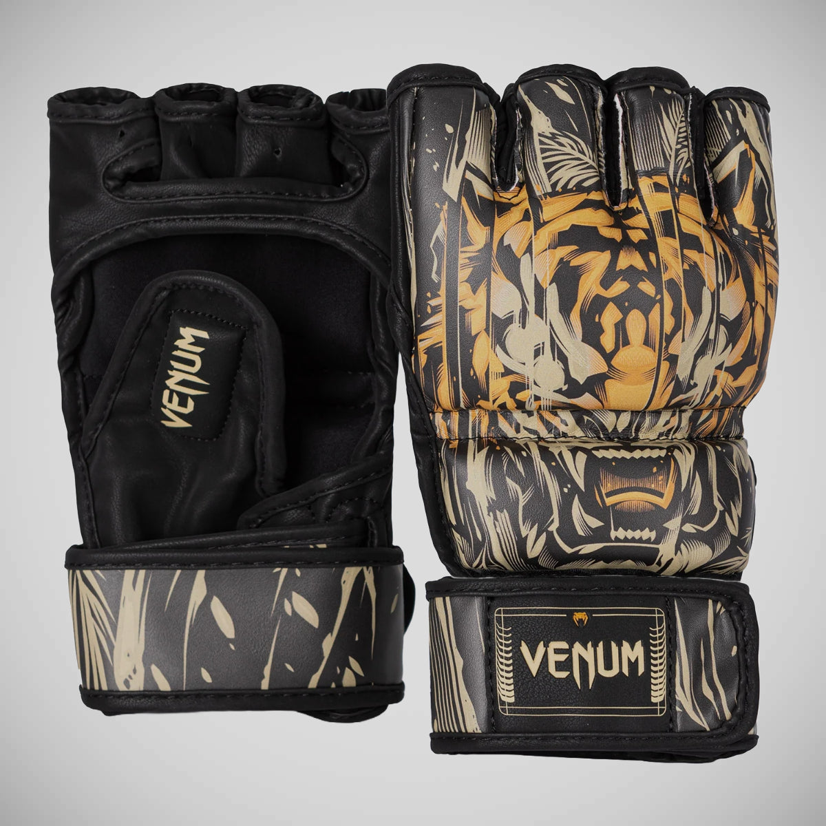 Venum Tiger MMA Gloves Black/Orange