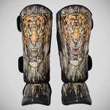 Venum Tiger Kids Shin Guards Black/Orange
